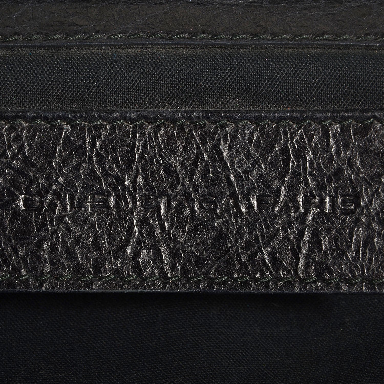 Balenciaga Agneau Classic Hardware Envelope Clutch Black 6 of 10