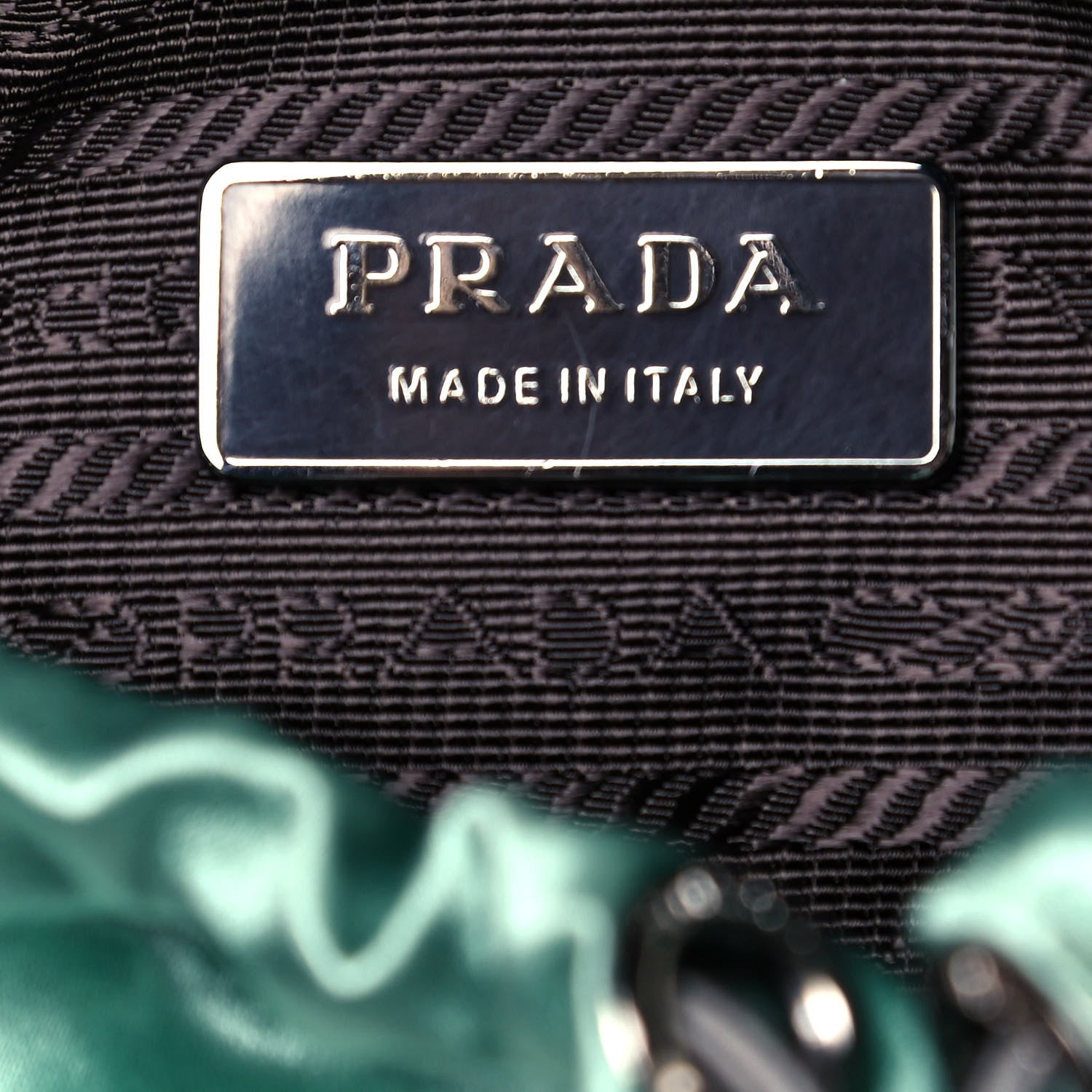 Prada Satin Single Snap Buckle Backpack 5 of 9