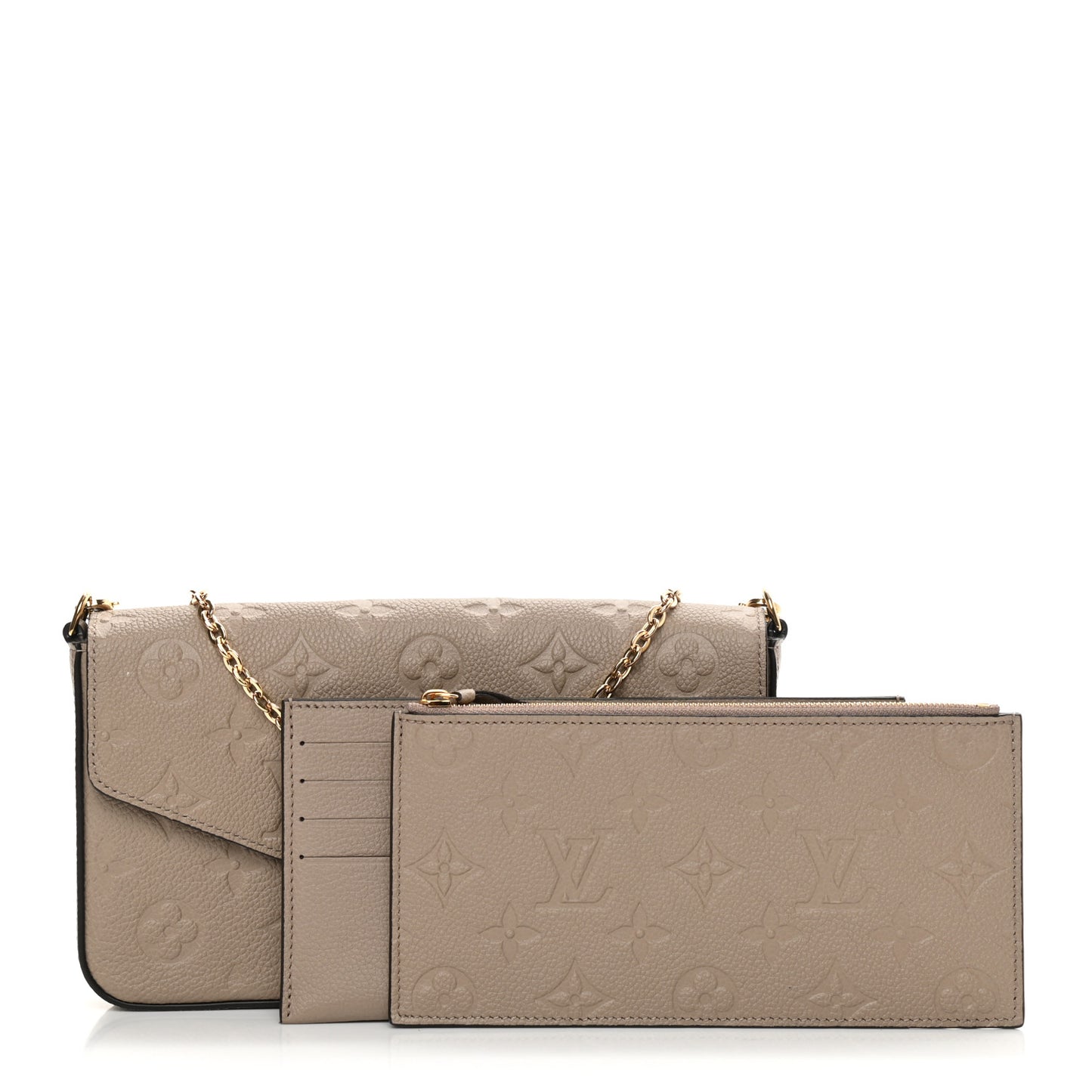 Empreinte Pochette Felicie Chain Wallet Tourterelle