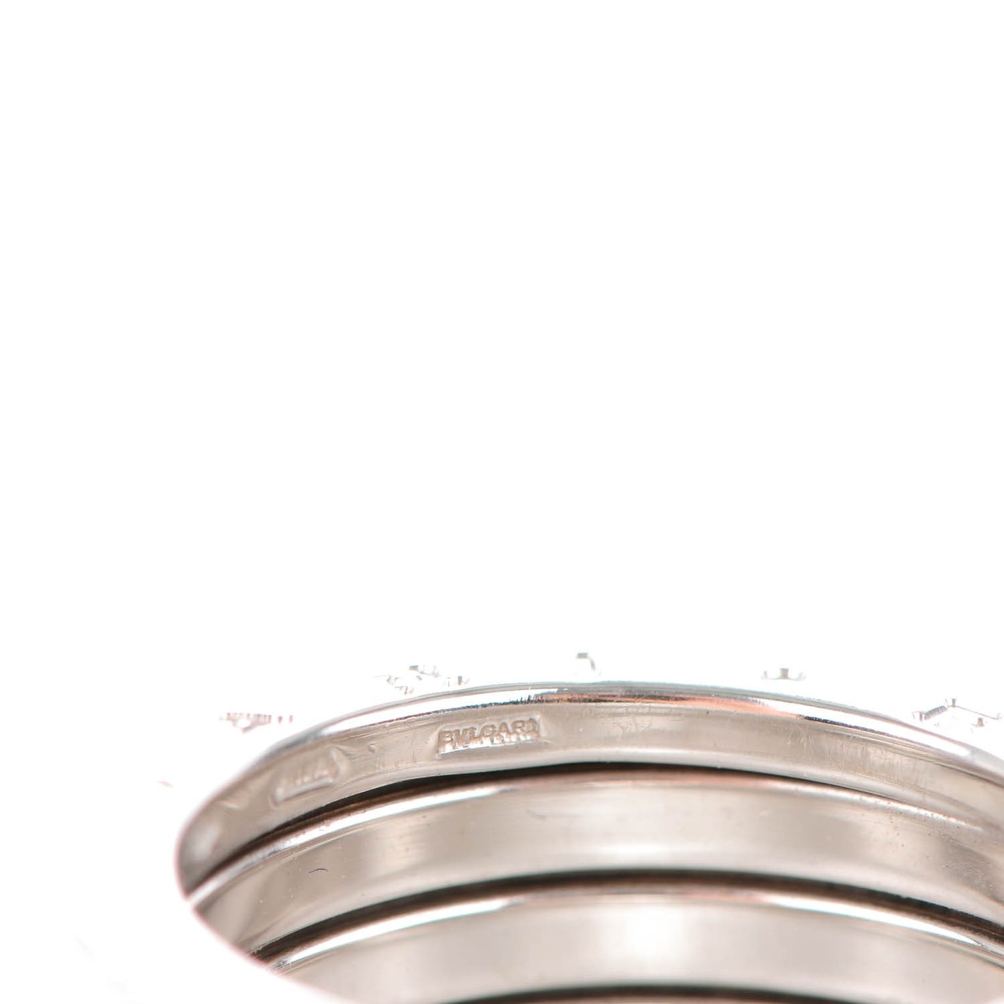 18K White Gold B.Zero1 Four-Band Ring 62 10