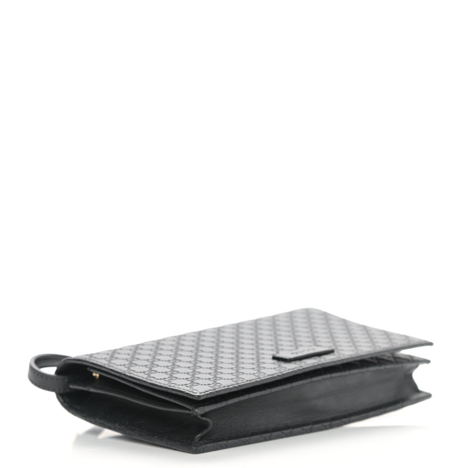 Gucci Microguccissima Crossbody Wallet Black 4 of 9