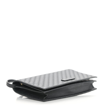 Gucci Microguccissima Crossbody Wallet Black 4 of 9