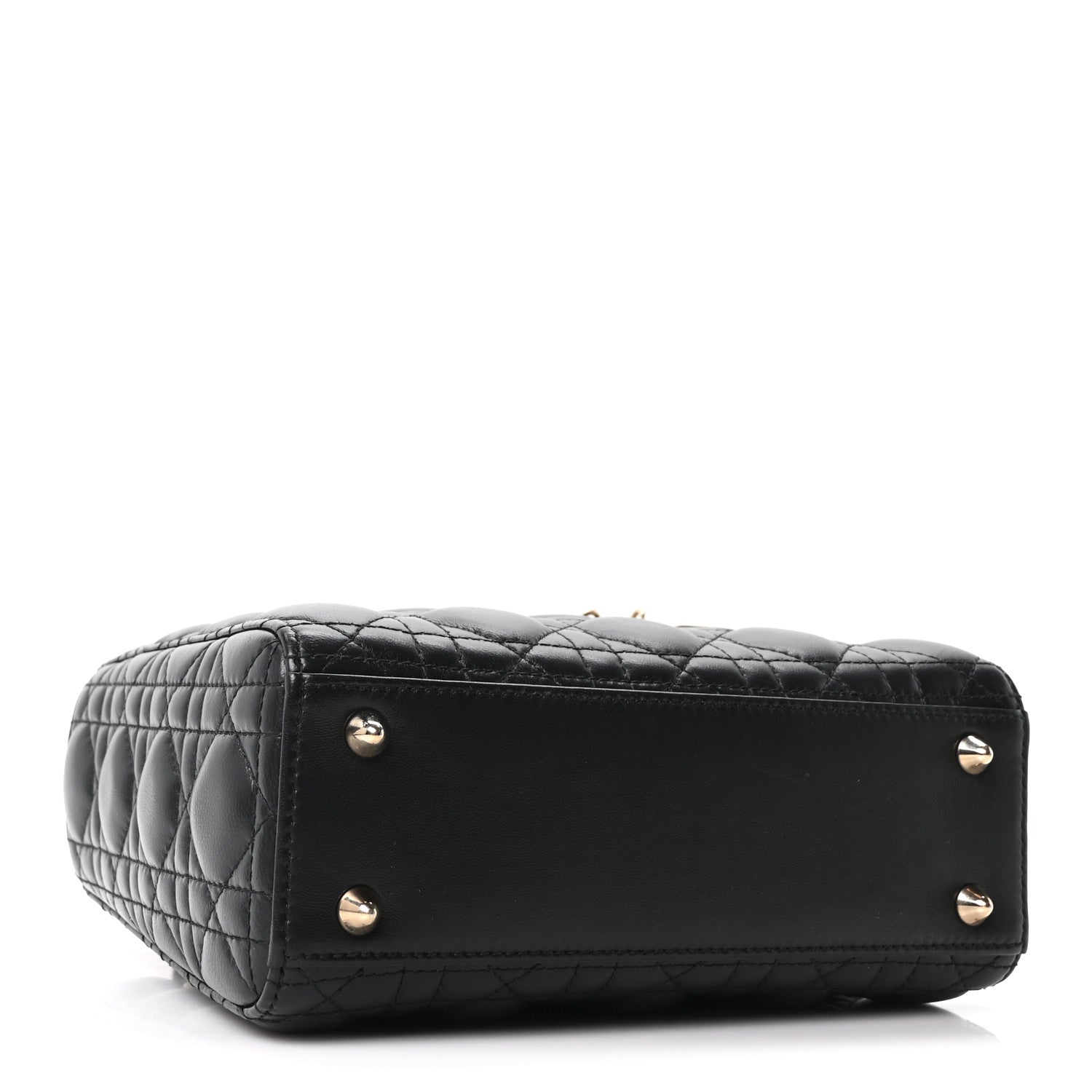 Christian Dior Lambskin Cannage Small My ABCDior Lady Dior Black 4 of 10