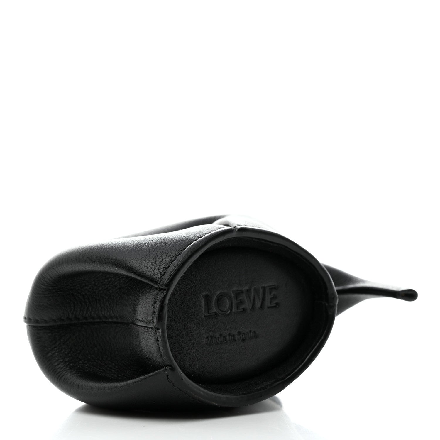 Loewe Calfskin Elephant Coin Purse Black 4 of 6