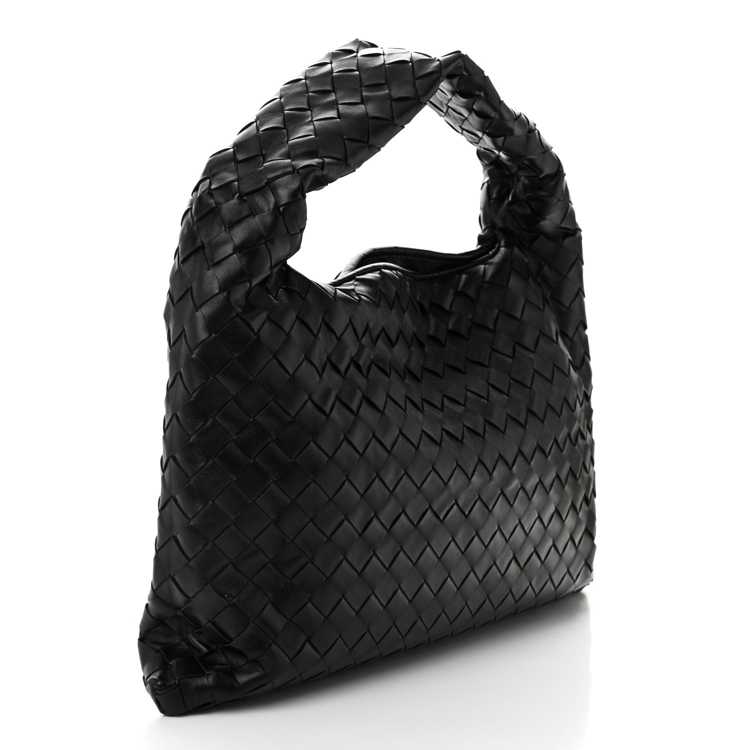 Bottega Veneta Calfskin Intrecciato Small Hop Black 3 of 10