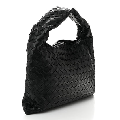 Bottega Veneta Calfskin Intrecciato Small Hop Black 3 of 10