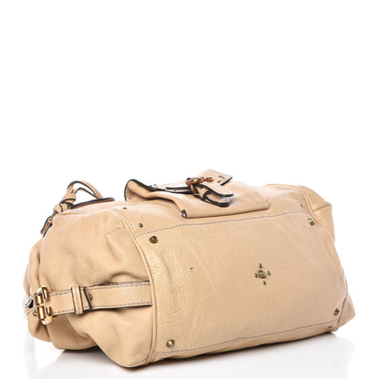 Chloe Leather Paddington Front Pocket Tote Beige 4 of 17