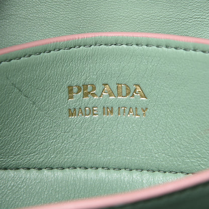 Prada Saffiano Cuir Medium Double Bag Orchidea Acquamarina 7 of 7