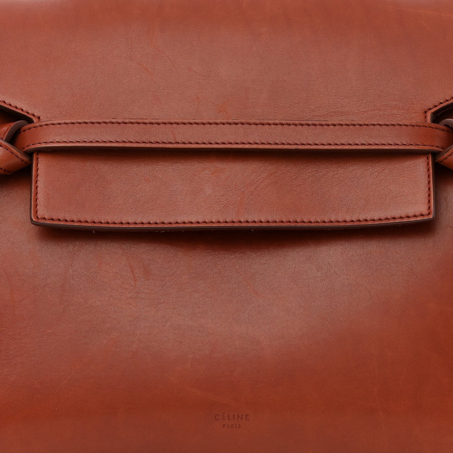 Natural Calfskin Mini Belt Bag Teck