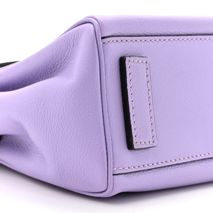 Versace Calfskin Medusa Small Top Handle Handbag Lilac 9 of 17