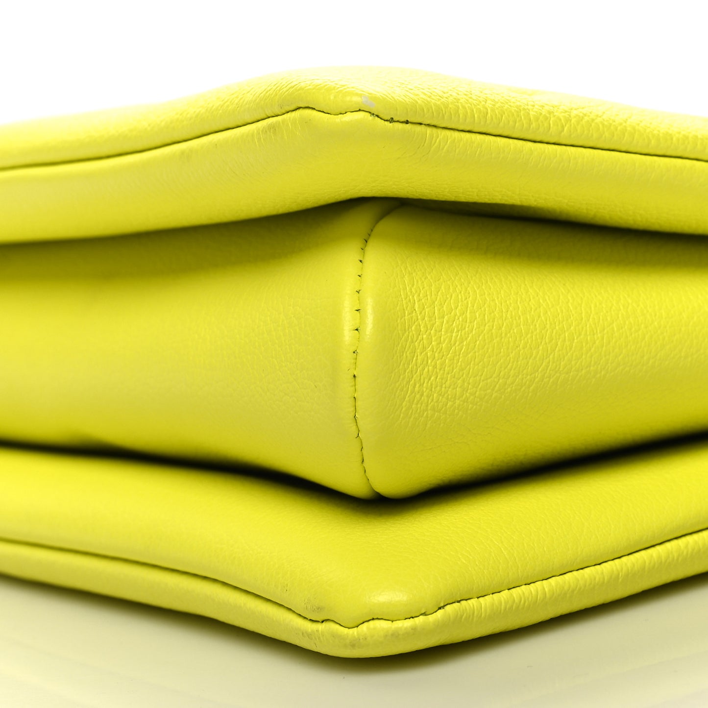Calfskin Embossed Monogram LV Match Coussin PM Fluorescent Yellow