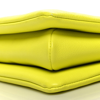 Louis Vuitton Calfskin Embossed Monogram LV Match Coussin PM Fluorescent Yellow 11 of 11