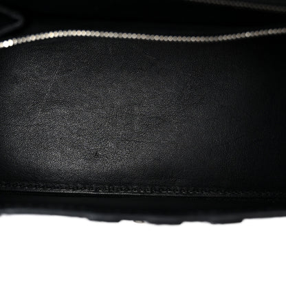 Balenciaga X ADIDAS Shiny Box Calfskin Small Hourglass Top Handle Bag Black White 4 of 10