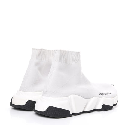 Balenciaga Neoprene Knit Womens Speed Sneakers 36 White 4 of 8