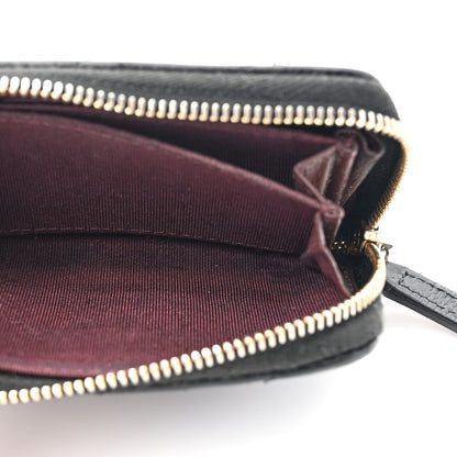 Chanel Caviar Quilted Zip Coin Purse Black 6 of 12