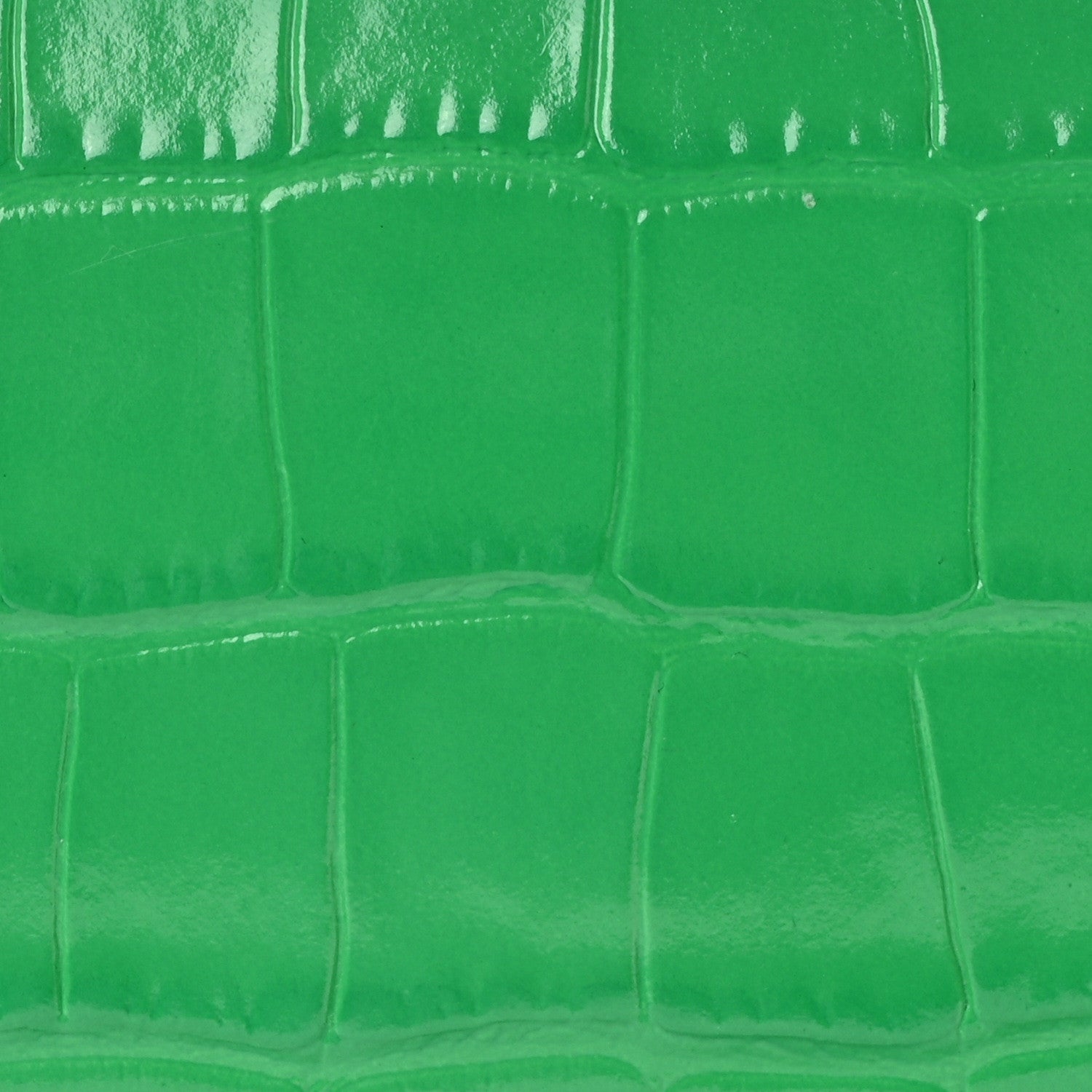 Balenciaga Shiny Calfskin Crocodile Embossed Hourglass Chain Bag Vivid Green 7 of 9