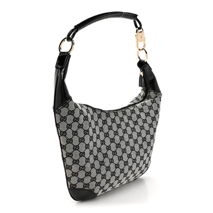 Gucci Monogram Classic Ring Hobo Blue 3 of 11