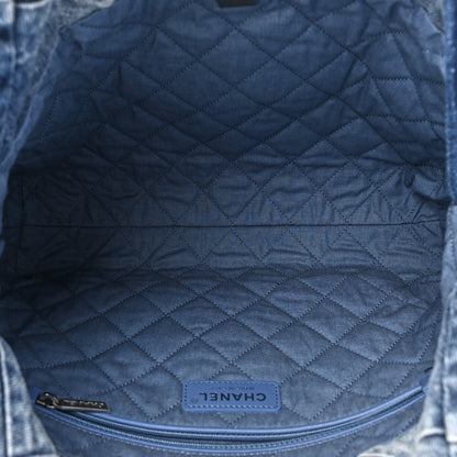 Chanel Denim Quilted Small Chanel 22 Blue 6 of 12