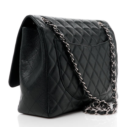 Chanel Caviar Quilted Maxi Single Flap Black 3 of 16