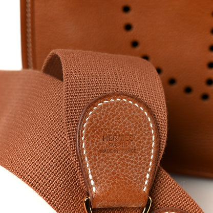 Hermes Taurillon Clemence EVELYNE III PM Gold 8 of 13