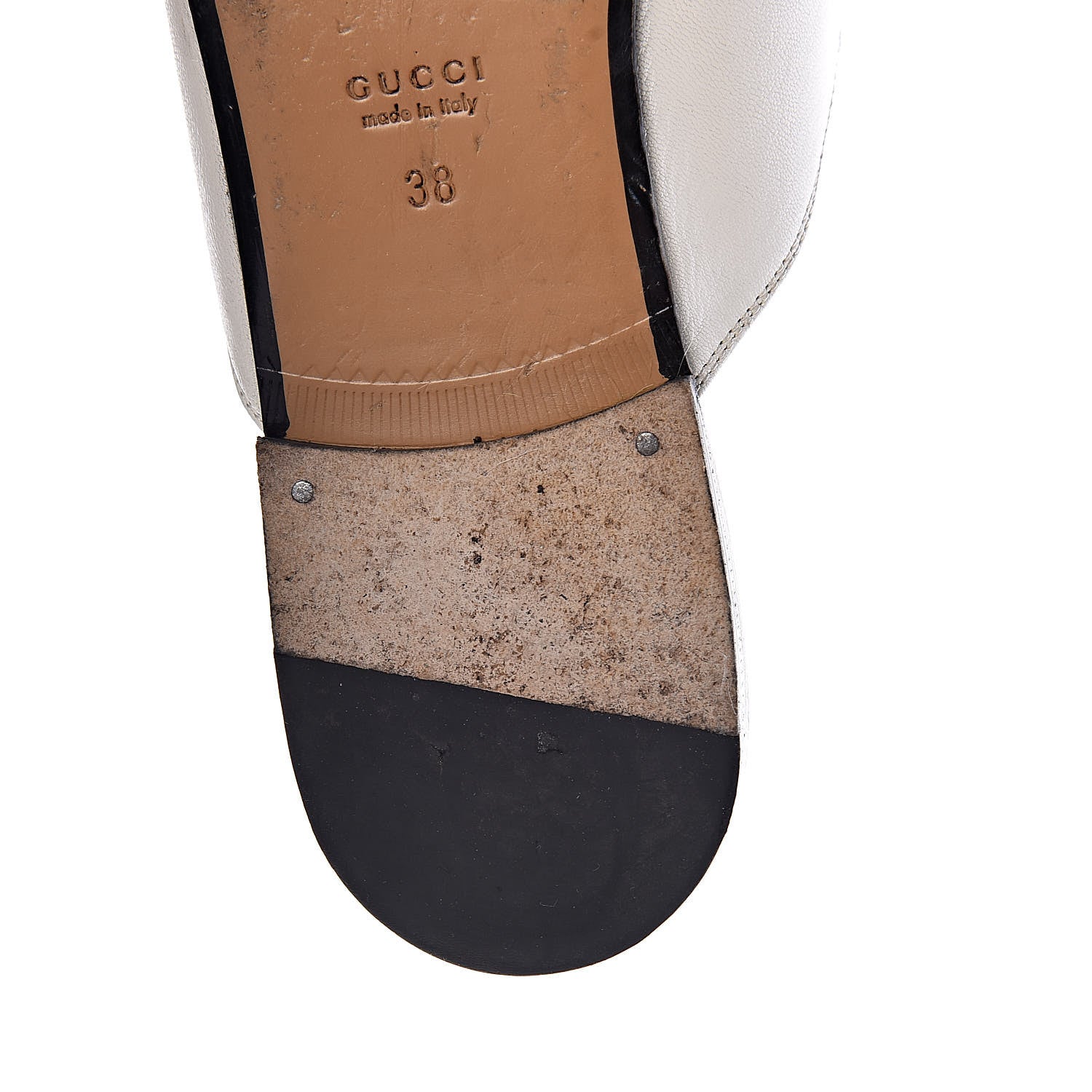 Gucci Malaga Kid Womens Princetown Slippers 38 Mystic White 13 of 22