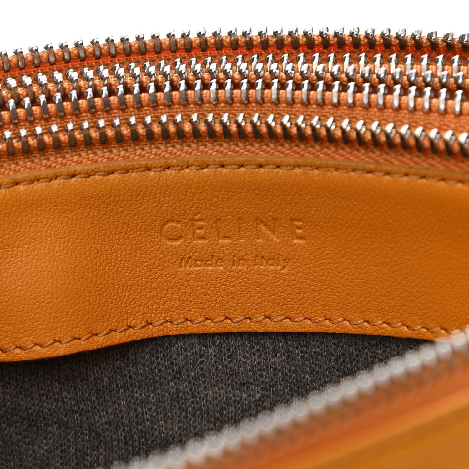 Celine Lambskin Small Trio Crossbody Bag Sunflower 8 of 15