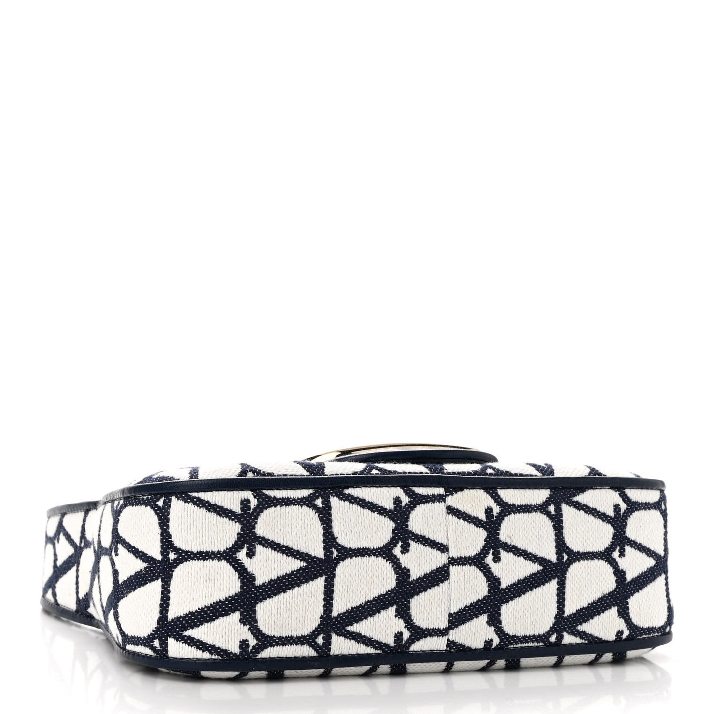 Toile Iconographe Cotton Vlogo Small Loco Hobo Bag White Worker