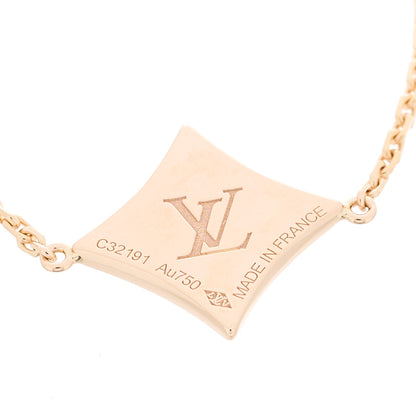 Louis Vuitton 18K Pink Gold Diamond Mother of Pearl Color Blossom BB Star Bracelet 3 of 4