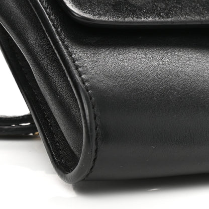 Chloe Suede Calfskin Mini Faye Shoulder Bag Black 10 of 12