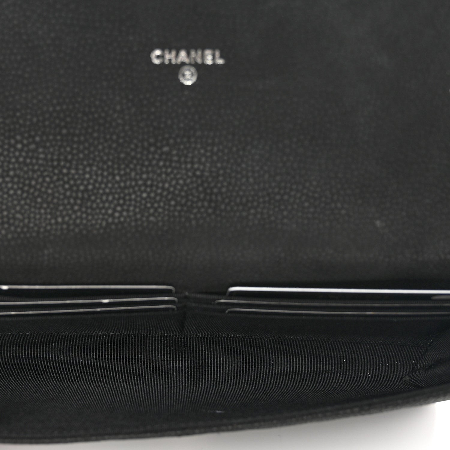 Chanel Caviar Quilted Travel Wallet Black 6 of 10