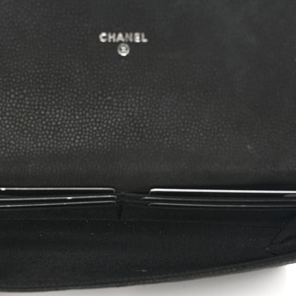Chanel Caviar Quilted Travel Wallet Black 6 of 10