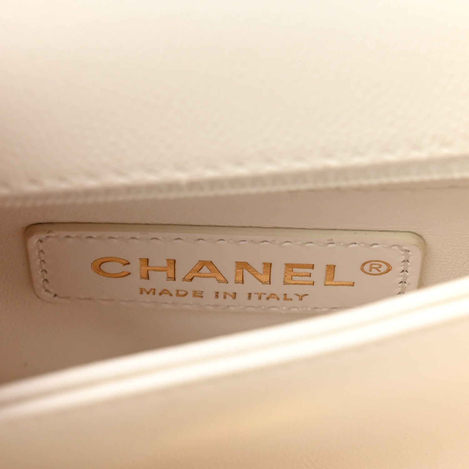 Chanel Caviar Quilted Extra Mini Coco Handle Flap White 6 of 12