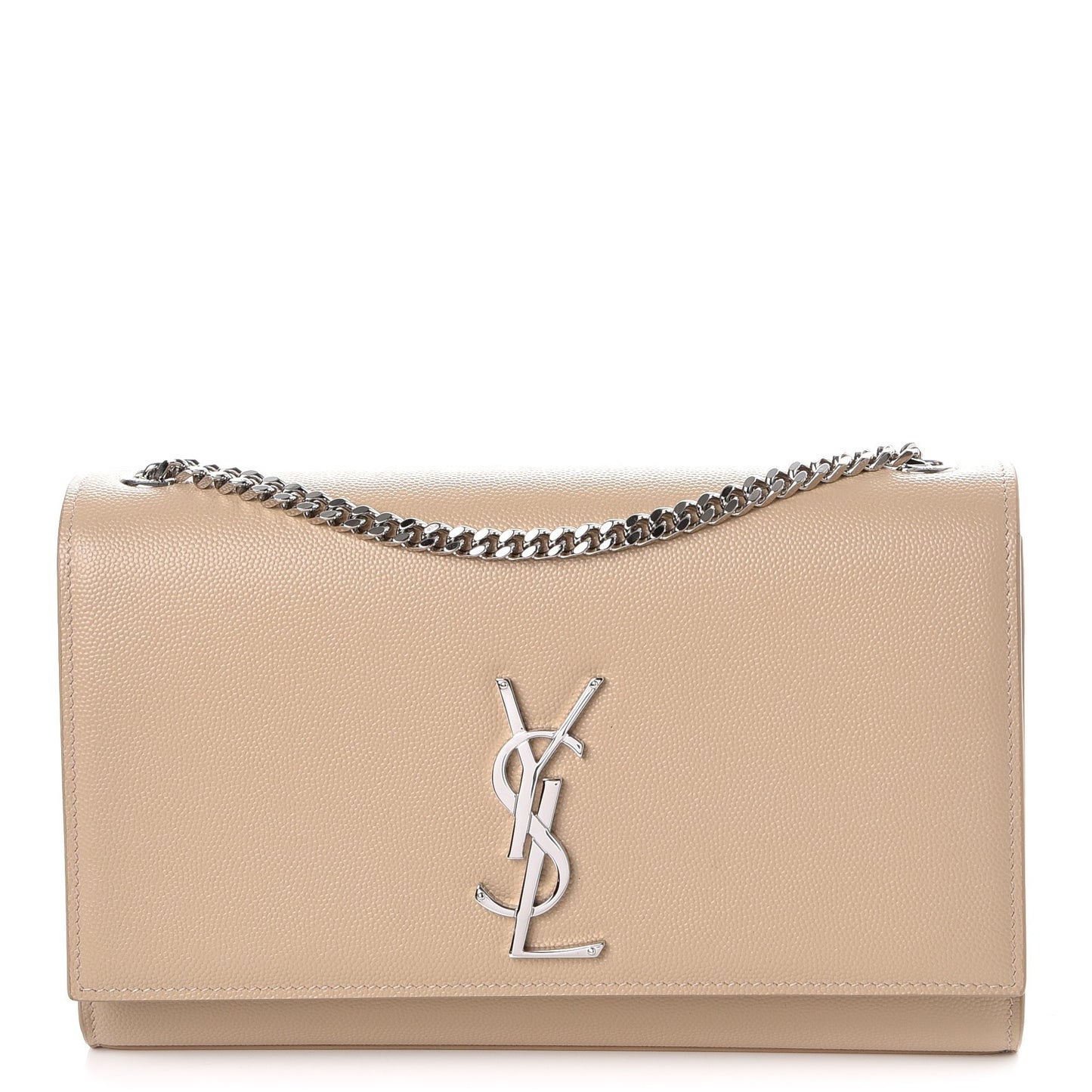 Grain De Poudre Medium Monogram Kate Satchel Nude Powder