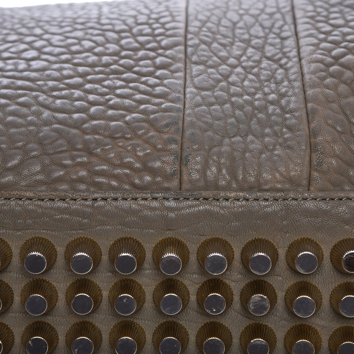 Pebbled Lambskin Rocco Latte
