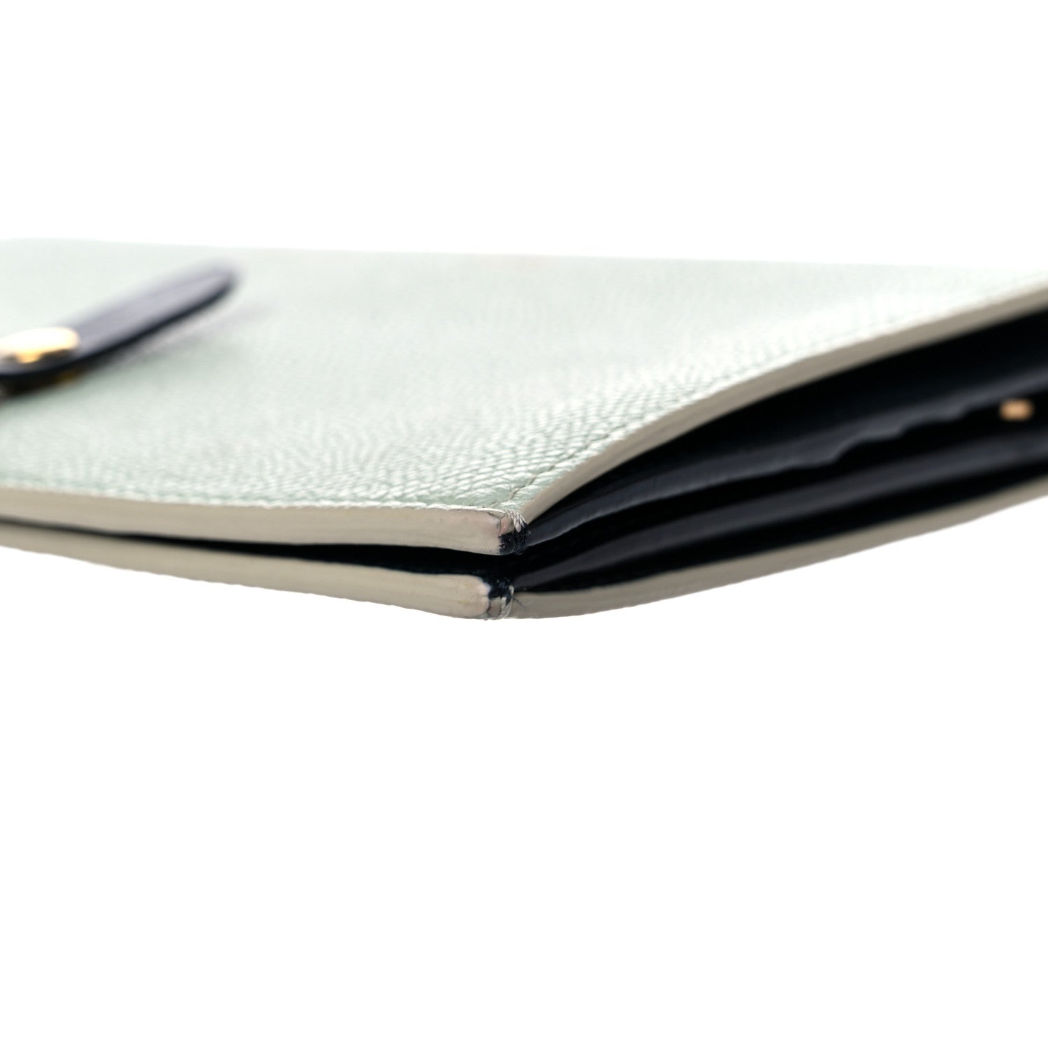 Celine Grained Calfskin Large Multifunction Strap Wallet Pistachio 11 of 18