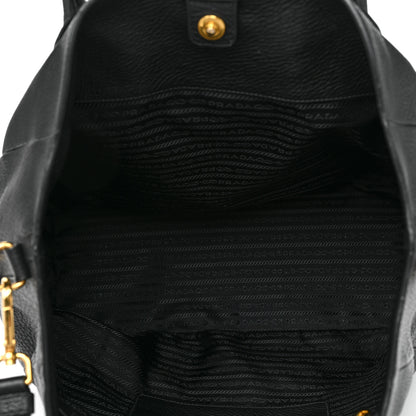 Prada Vitello Daino Tote Black 5 of 11