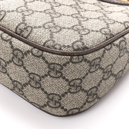 Gucci GG Supreme Monogram Textured Dollar Calfskin Web Small Ophidia GG Handbag Beige Ebony New Acero 11 of 11