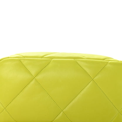 Chanel Shiny Lambskin Quilted Medium Chanel 19 Flap Neon Yellow 13 of 16