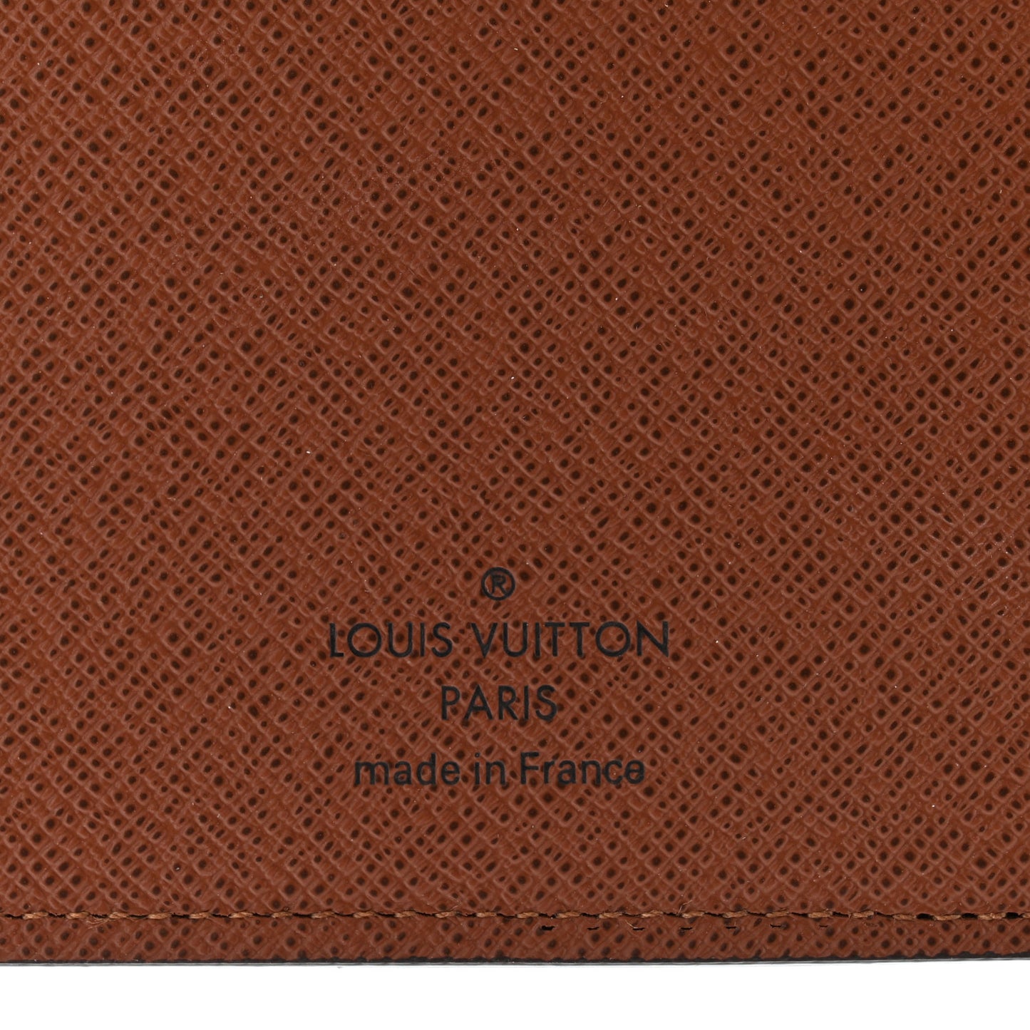 Monogram Desk Agenda Cover