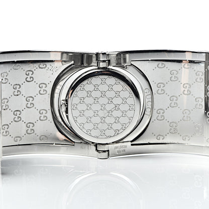 Gucci Stainless Steel Canvas 33mm Twirl Monogram Quartz Watch Brown 5 of 10