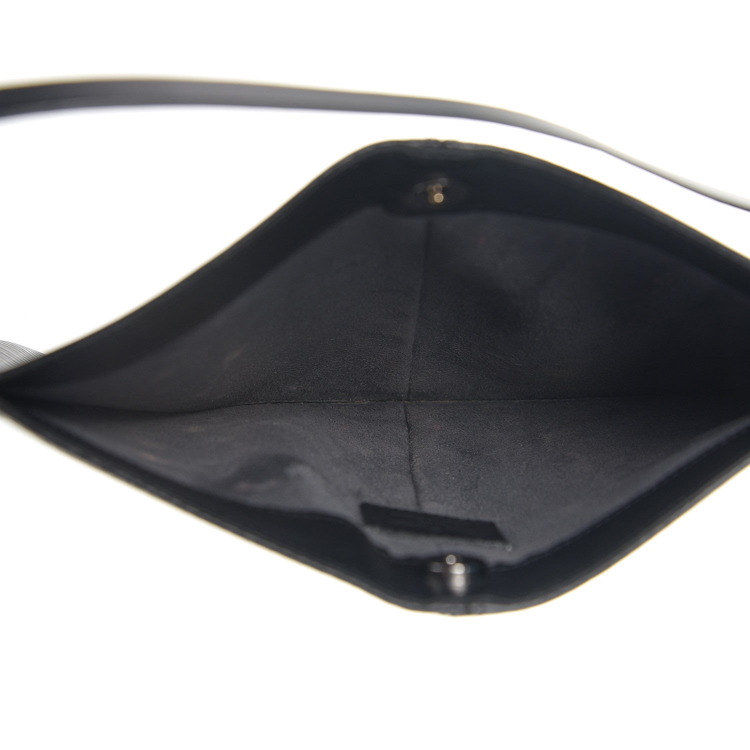 Louis Vuitton Epi Demi Lune Pochette Black 4 of 10