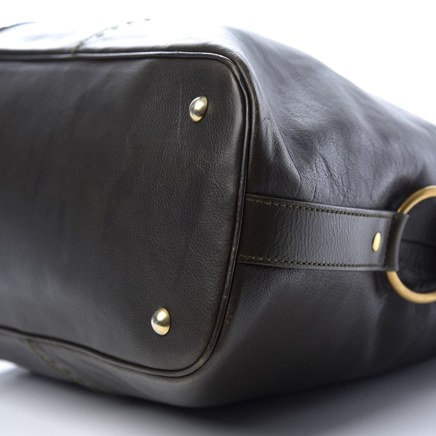 Saint Laurent Calfskin Oversized Muse Brown 9 of 10