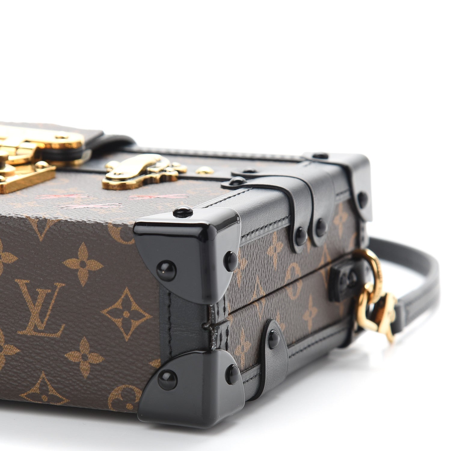 Louis Vuitton Monogram Petite Malle Black 8 of 8