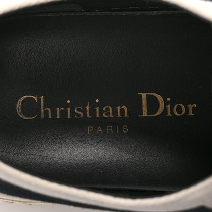 Christian Dior Canvas Walk'N'Dior Low Top Sneakers 37.5 Navy 8 of 11