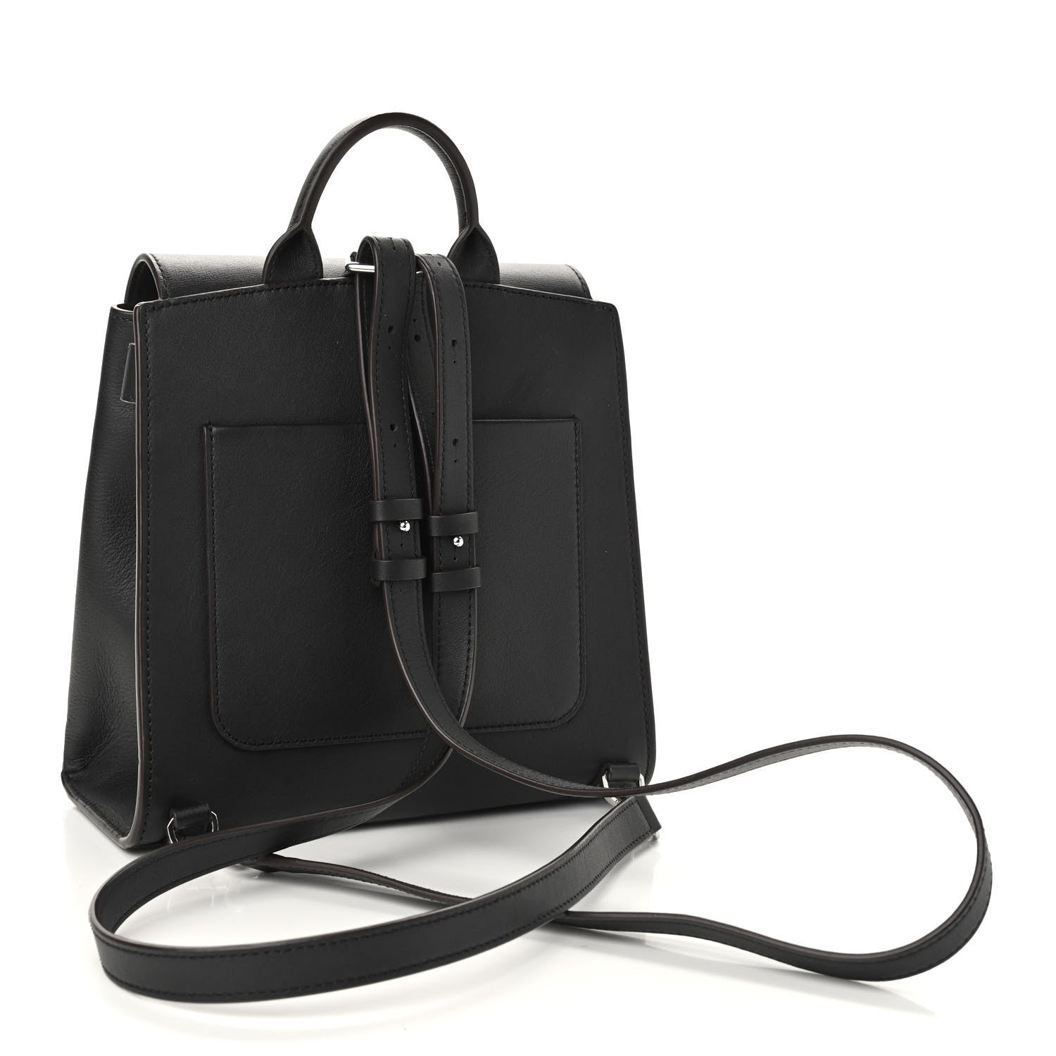 MCM Calfskin Ottomar Essential Visetos Small Backpack Black 2 of 7