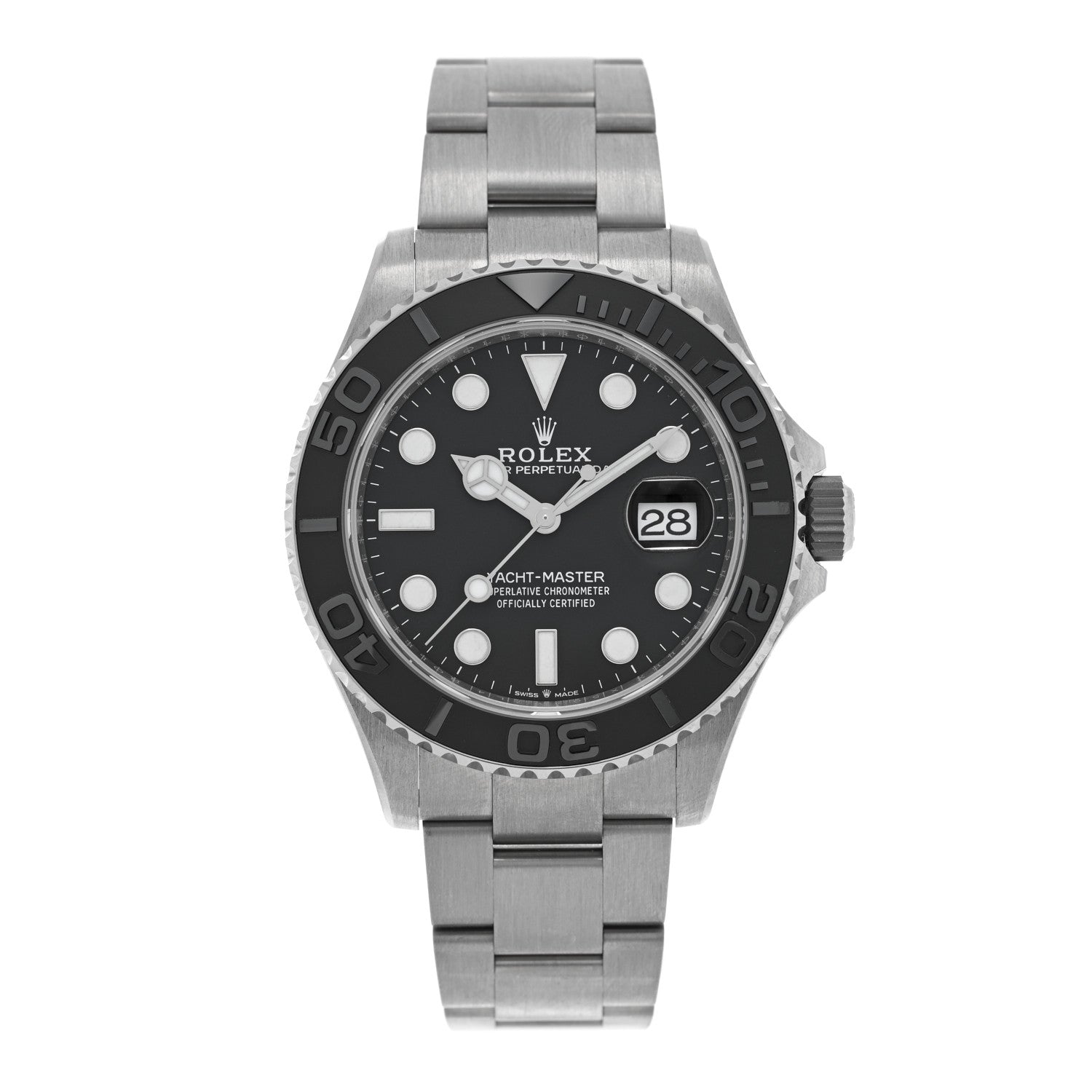 Rolex Titanium 42mm Yacht-Master Watch Black 226627 1 of 5