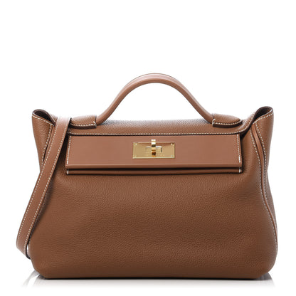 Hermes Taurillon Maurice 24/24 29 Gold 1 of 9