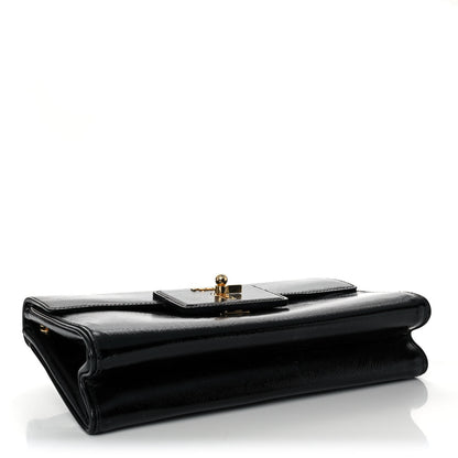 Prada Vernice Saffiano Clutch Black 4 of 13