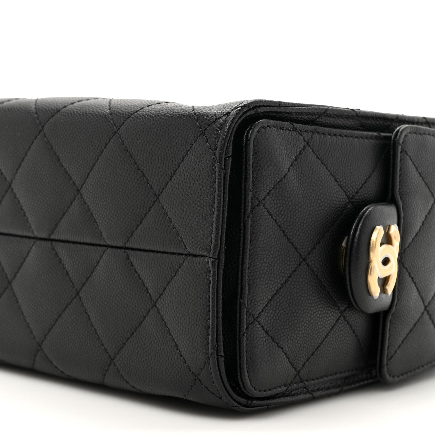 Chanel Caviar Quilted Mini Chanel 25 Handbag Black 9 of 11