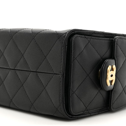 Chanel Caviar Quilted Mini Chanel 25 Handbag Black 9 of 11